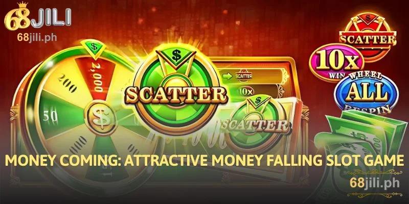 Money Coming: Attractive Money Falling Slot Game